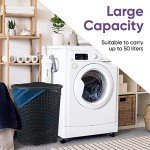 Triangle Plastic Laundry Hamper with Lid - 2 Pack