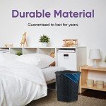 Triangle Plastic Laundry Hamper with Lid - 2 Pack