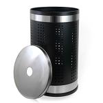 Matte Black Stainless Steel Laundry Bin & Hamper