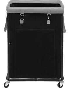 Large Rolling Laundry Basket with Wheels - 160L