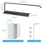 SEROPY Magnetic Paper Towel Holder for Fridge & Bathroom