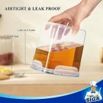 16-Pack Airtight Food Storage Containers with Labels