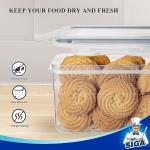 16-Pack Airtight Food Storage Containers with Labels