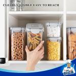 16-Pack Airtight Food Storage Containers with Labels
