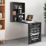 VEVOR Wall Mounted Folding Desk with Chalkboard