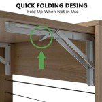 Wall-Mounted Folding Table for Home Organization