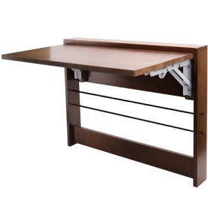 Wall Mounted Folding Table with Iron Bracket