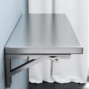 Stainless Steel Folding Wall Shelf for Any Space