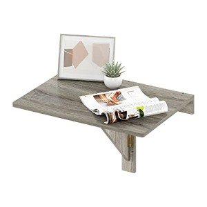 Furinno Folding Wall Table in French Oak