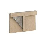 Furinno Folding Wall Table in French Oak