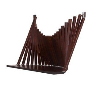 Wall-Mounted Folding Desk in Modern Wood Style