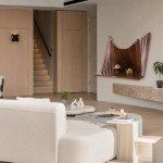 Wall-Mounted Folding Desk in Modern Wood Style