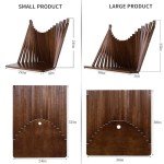 Wall-Mounted Folding Desk in Modern Wood Style