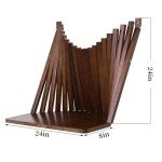 Wall-Mounted Folding Desk in Modern Wood Style