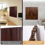 Wall-Mounted Folding Desk in Modern Wood Style