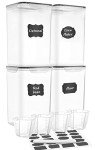 Extra Large Airtight Food Storage Container Set