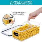 Vtopmart 4-Piece Airtight Food Storage Containers