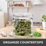 Jumbo Clear Airtight Food Storage Canister 150 oz