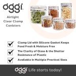 Jumbo Clear Airtight Food Storage Canister 150 oz