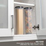 Tall Airtight Pasta Storage Container with Lid
