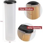 Tall Airtight Pasta Storage Container with Lid