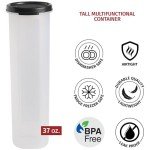 Tall Airtight Pasta Storage Container with Lid