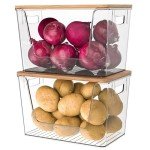 2-Pack Stackable Potato and Onion Storage Bins