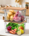 2-Pack Stackable Potato and Onion Storage Bins