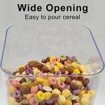2-Pack Countertop Cereal Dispensers for Organized Kitchen