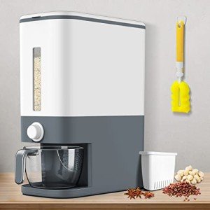 Rice Dispenser with Measuring Cup and Fresh Box
