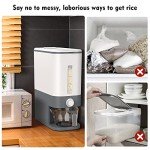 Rice Dispenser with Measuring Cup and Fresh Box
