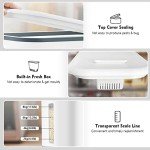 Rice Dispenser with Measuring Cup and Fresh Box