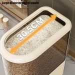 11LB Rice Dispenser with Measuring Cylinder for Kitchen