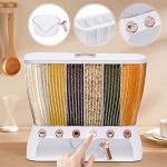 Wall-Mounted Dry Food Dispenser with Cup