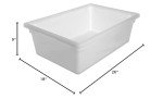 Stackable 12.5 Gallon Food Storage Container