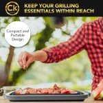 Large Collapsible BBQ Prep Tub with Lid
