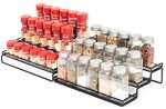 Expandable 3-Tier Spice Rack Organizer - Black