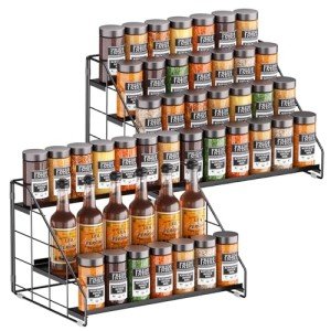 4-Tier Spice Rack Organizer - 2 Pack