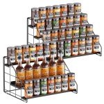 4-Tier Spice Rack Organizer - 2 Pack