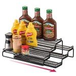 Expandable 3-Tier Spice Rack Organizer - Black