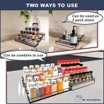 Expandable 4-Tier Spice Rack Organizer - 2 Pack