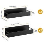 4 Pack Magnetic Spice Racks for Fridge