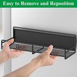 Magnetic Spice Rack Organizer - 4 Pack Black