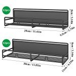 Magnetic Spice Rack Organizer - 4 Pack Black