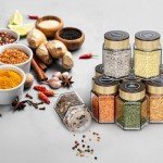 Magnetic Spice Tin Set with Labels and Wall Plates