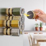 Magnetic Spice Tin Set with Labels and Wall Plates