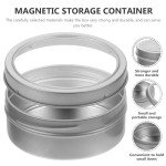 Magnetic Spice Containers with Transparent Lids - 3 oz