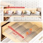 4-Tier Clear Acrylic Spice Drawer Organizer Set