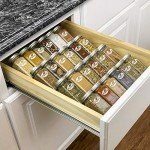 LYNK Spice Drawer Organizer - 4 Tier Rack