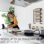 ZICOTO Wall-Mount Spice Rack Organizer Shelf